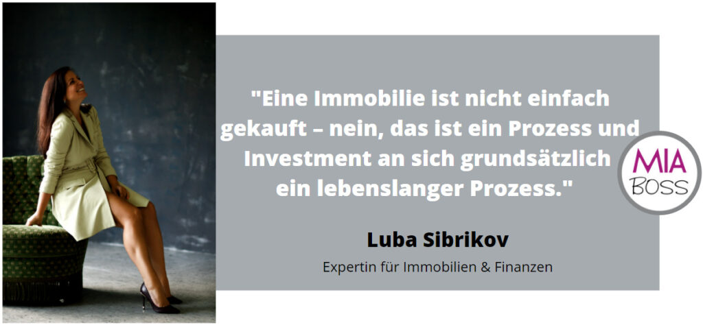 Luba Sibrikov Immobilien und Finanzen Zitat