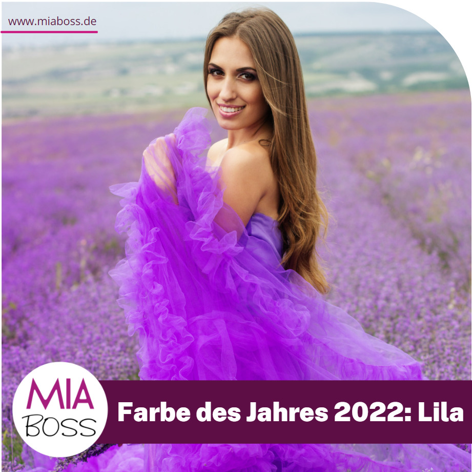 Trendfarbe des Jahres 2022 lila