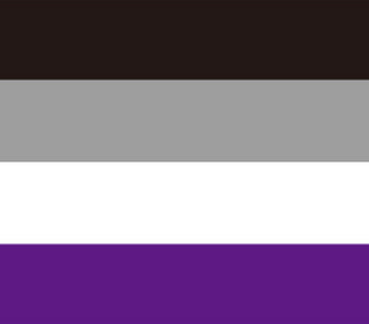 asexuelle flagge, asexualität flagge