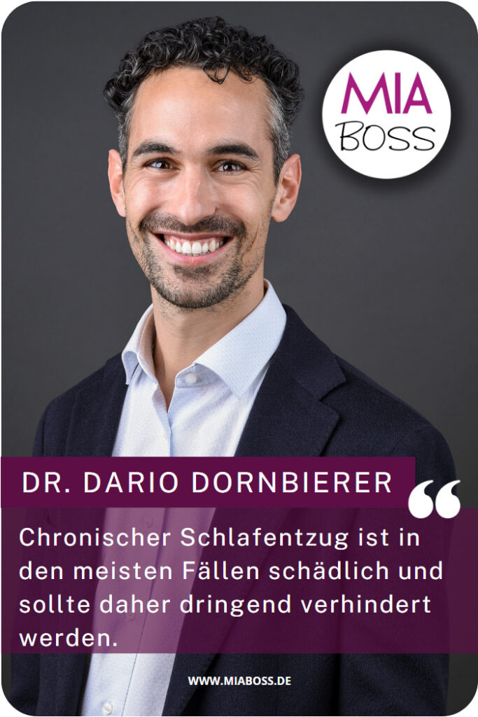 Dr Dario Dornbierer Interview zu Schlafentzug