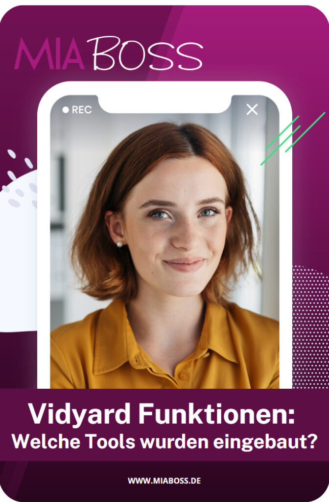 Vidyard Funktionen welche tools