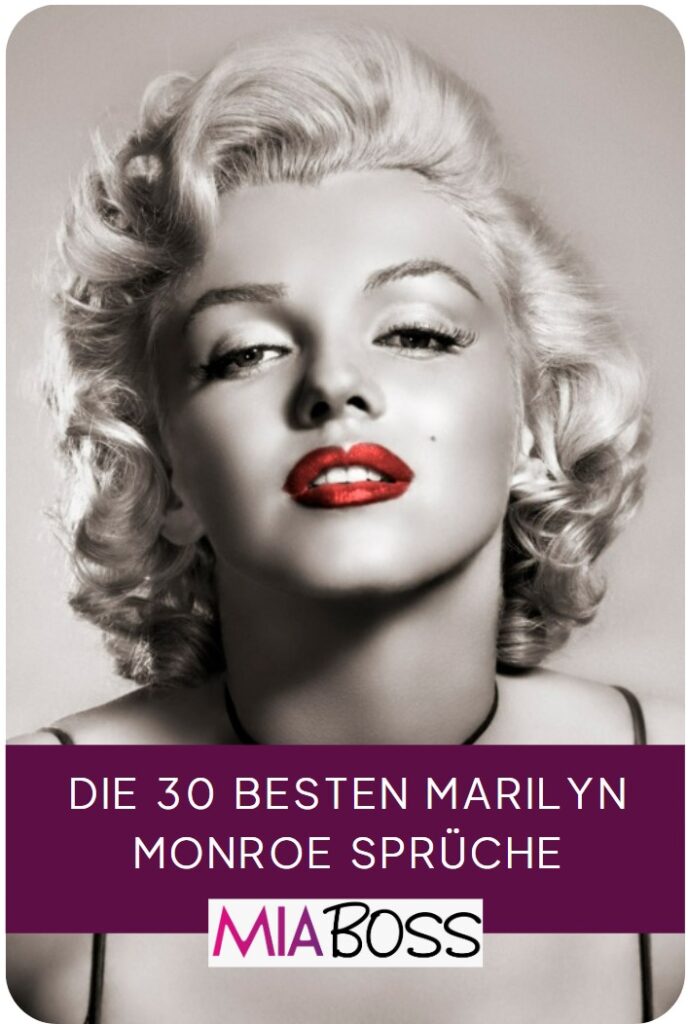 30 besten Marilyn Monroe Sprüche