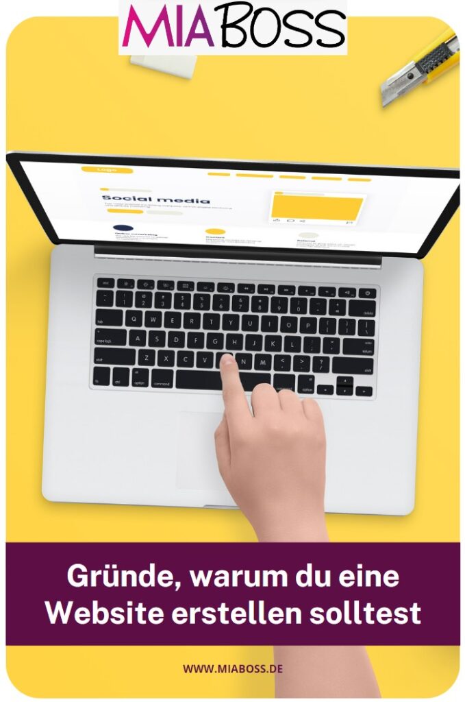 gründe warum du eine Website erstellen solltest