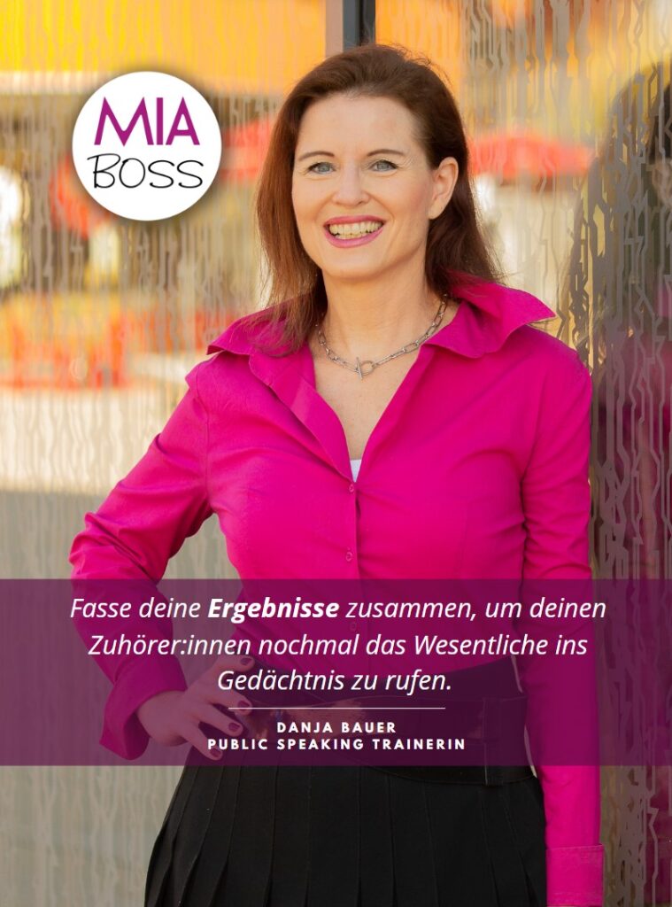 Danja Bauer über Struktur der Präsentation Danja Bauer über Struktur der Präsentation