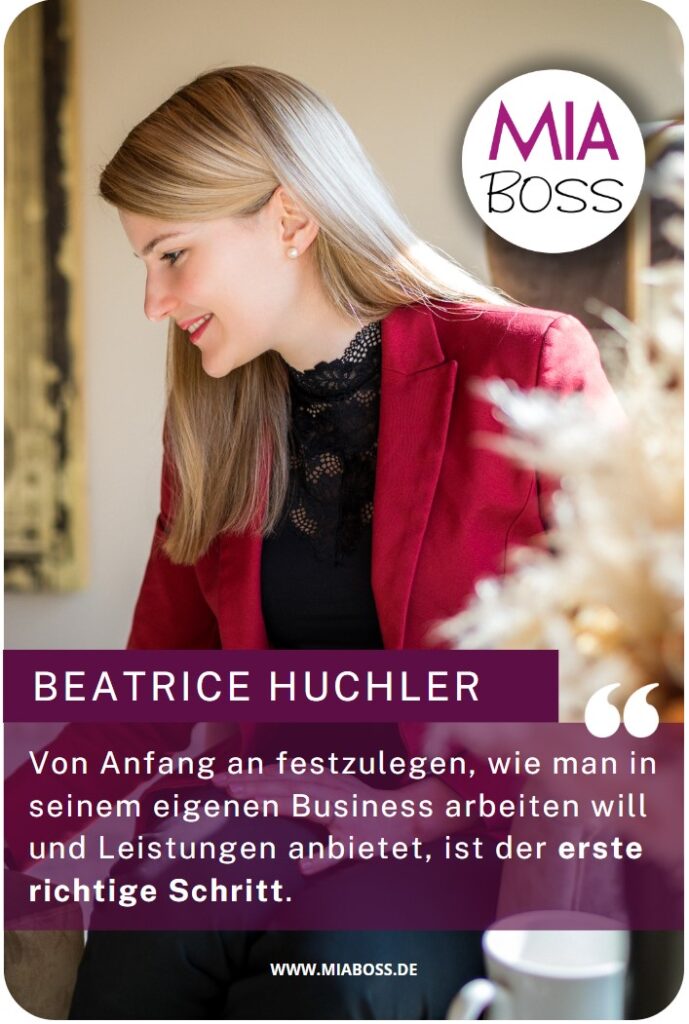 Marketingexpertin Beatrice Huchler