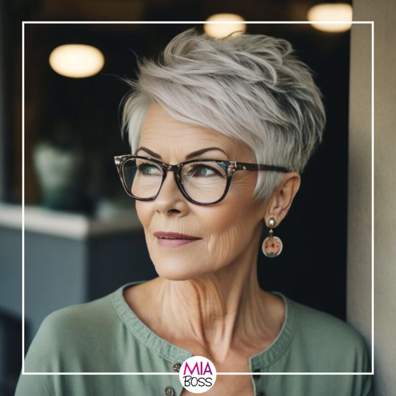 Frisuren Für Frauen Ab 70 Mit Brille Und Dünnem Haar Freche Frisuren ab 60 mit Brille | Bob | Pony | Mittellang | Kurz