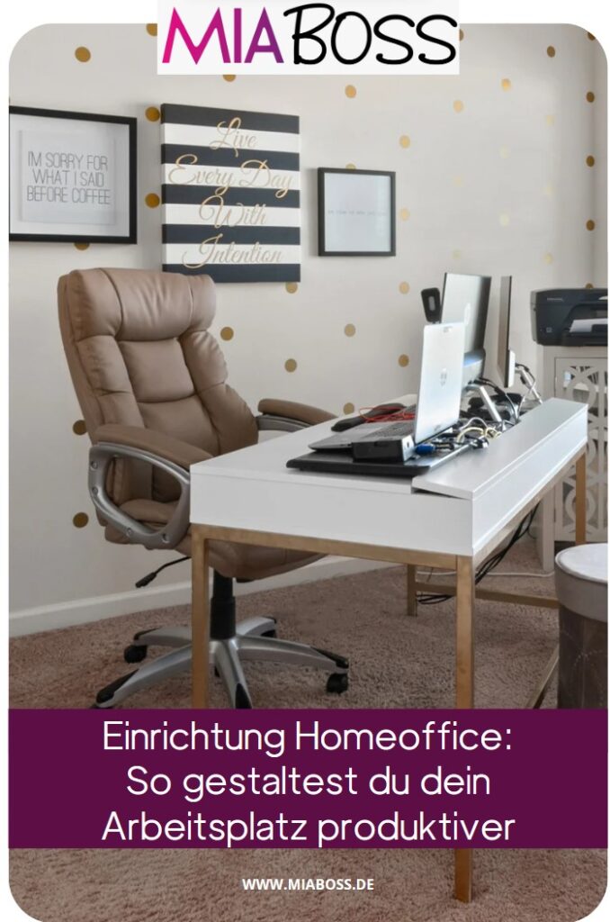 Einrichtung Homeoffice - So gestaltest du dein Arbeitsplatz produktiver