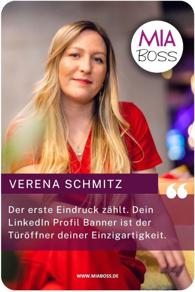 Verena Schmitz Linkedin Profil Banner