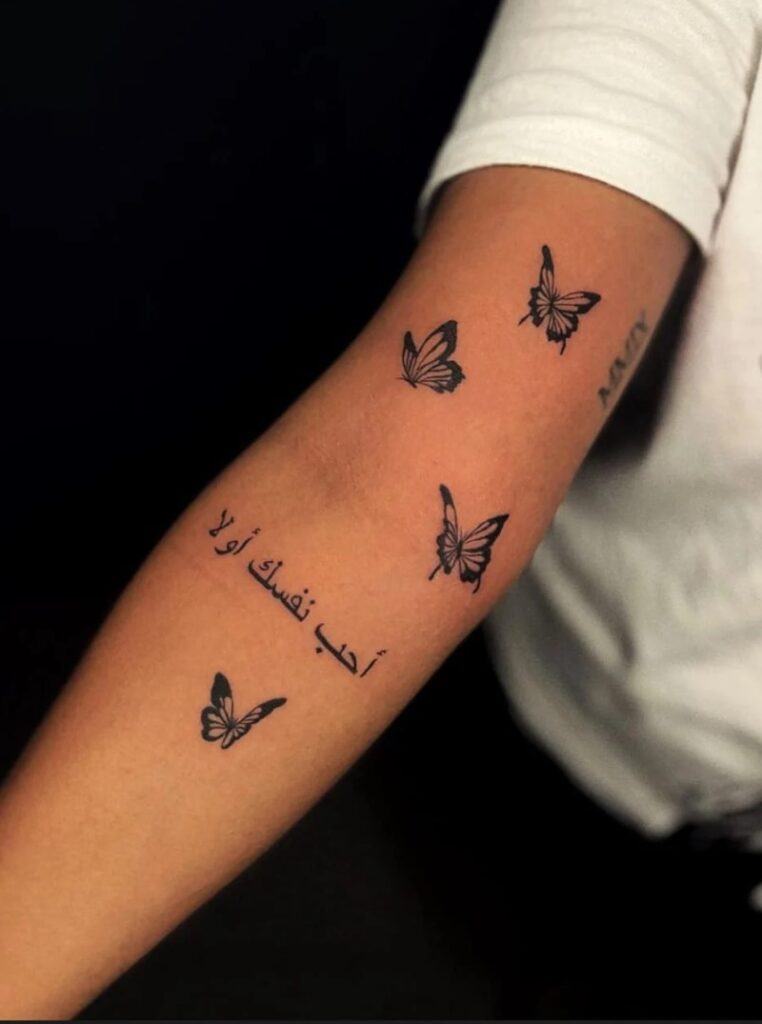 Schmetterling Tattoo Frau