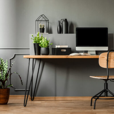 Das Heimbüro im Scandi-Style einrichten