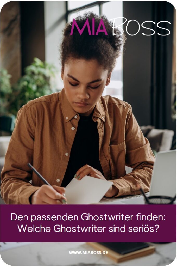 ghostwriter finden