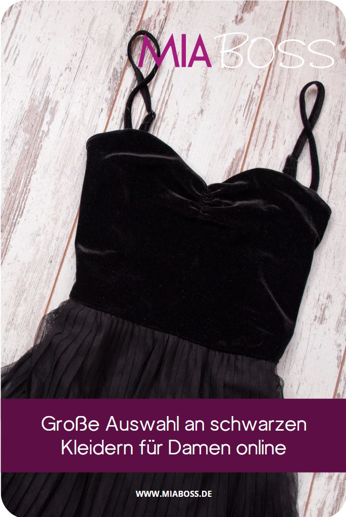 Große Auswahl an schwarzen Kleidern für Damen online