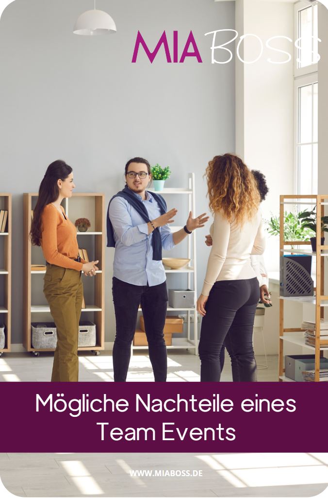 Mögliche Nachteile eines Team Events