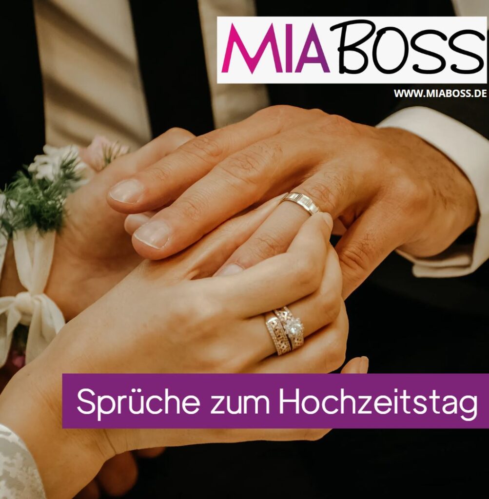 Sprüche zum Hochzeitstag