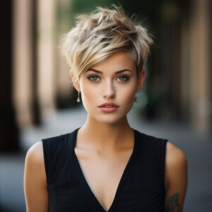 Fransiger Stufenschnitt kurz: Diese stufigen Kurzhaarfrisuren liegen 2024 im Trend