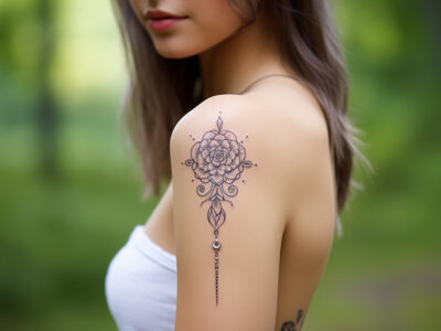Mandala Tattoo am Arm für Frauen klein Kreative Tattoo Ideen für den Arm 2023