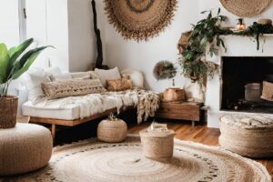 Das Zusammenspiel von Boho und Jute 