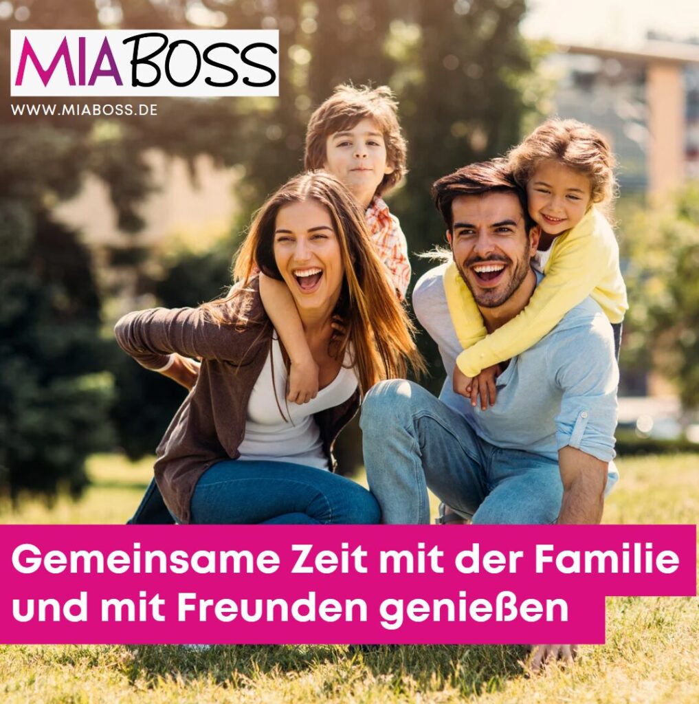 zeit mit der familie gegen stress