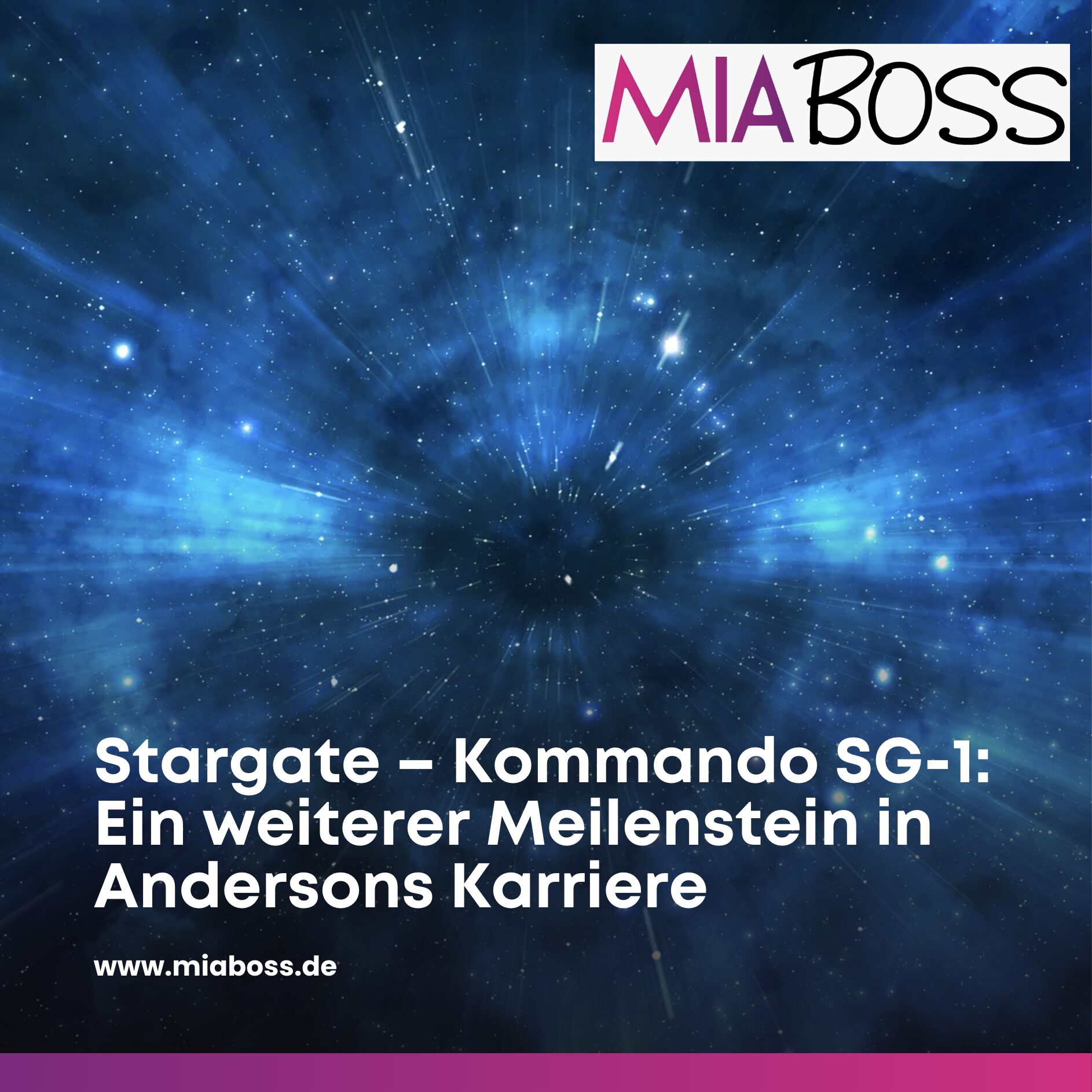 Stargate – Kommando SG-1: Ein weiterer Meilenstein in Andersons Karriere
