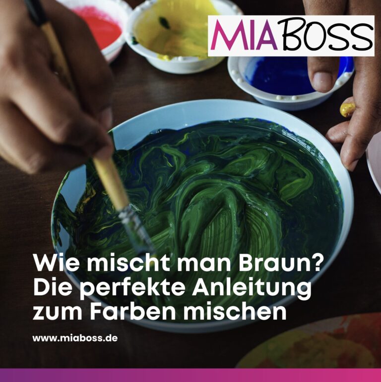 Wie Viele Bachblüten Kann Man Mischen Wie mischt man Braun? Farben mischen leicht gemacht