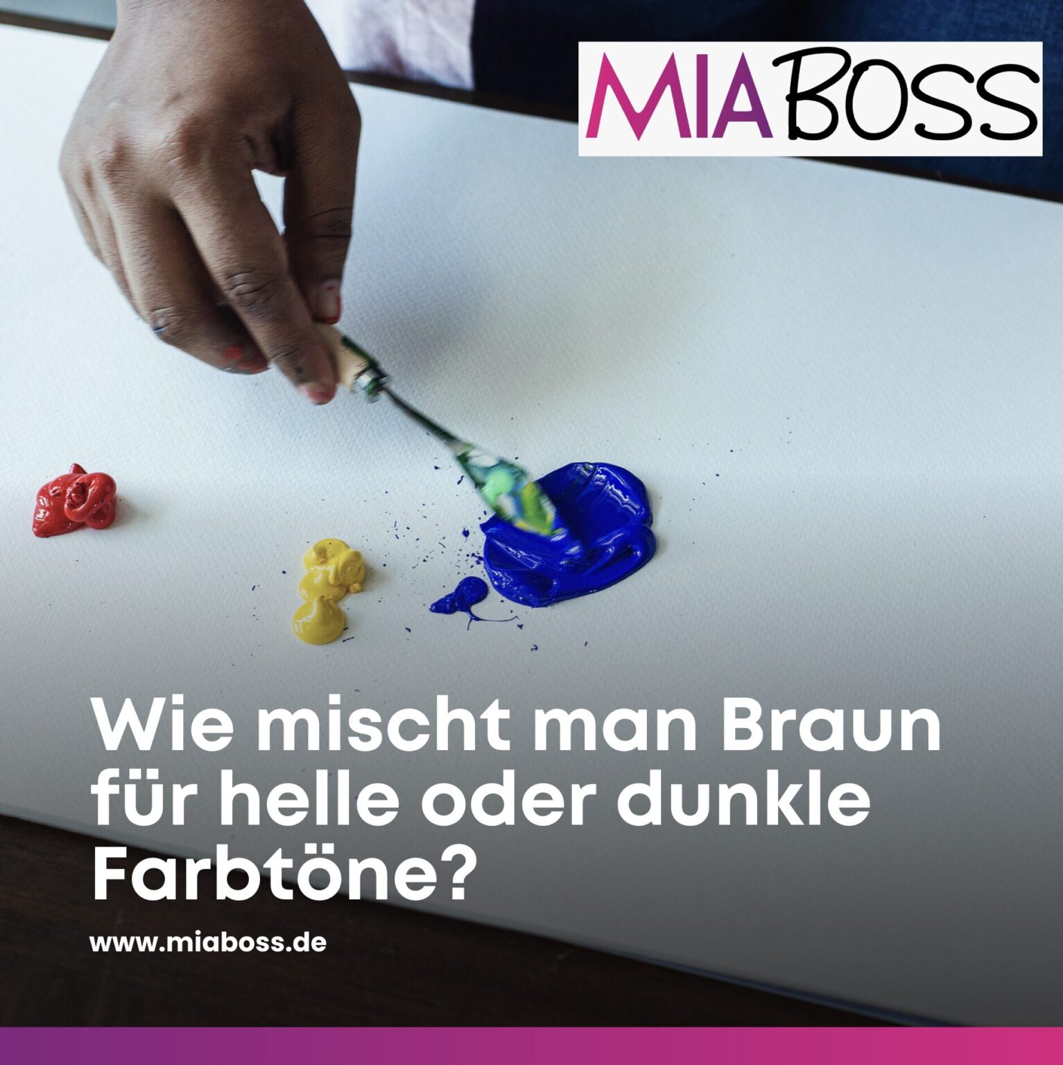 Welche Farben Muss Man Mischen Um Braun Zu Bekommen Wie mischt man Braun? Farben mischen leicht gemacht