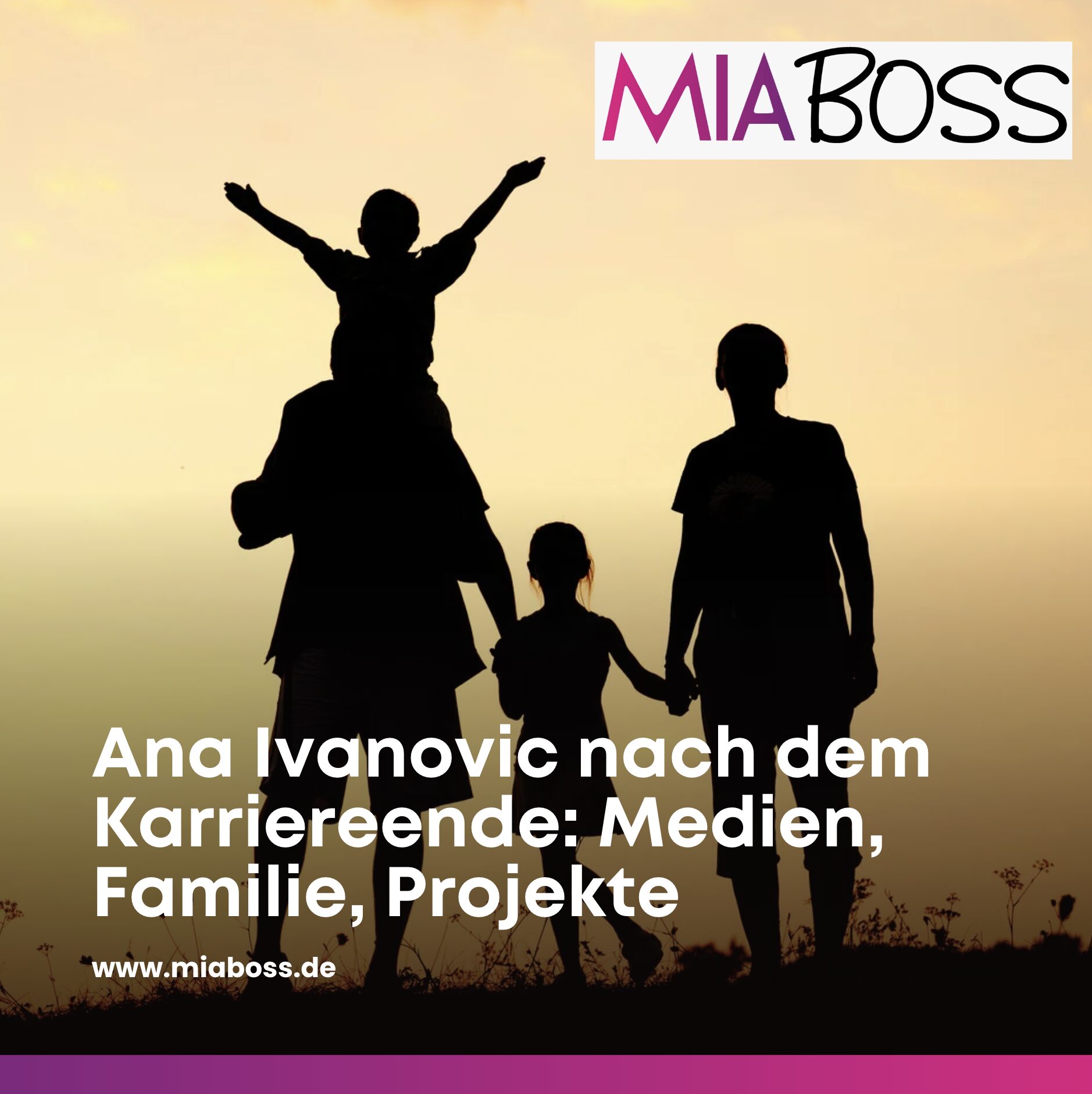 Ana Ivanovic nach dem Karriereende: Medien, Familie, Projekte