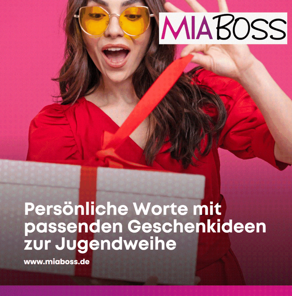 Persönliche Worte mit passenden Geschenkideen zur Jugendweihe