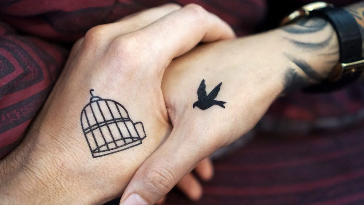 Verbundenheit Geschwister Tattoo