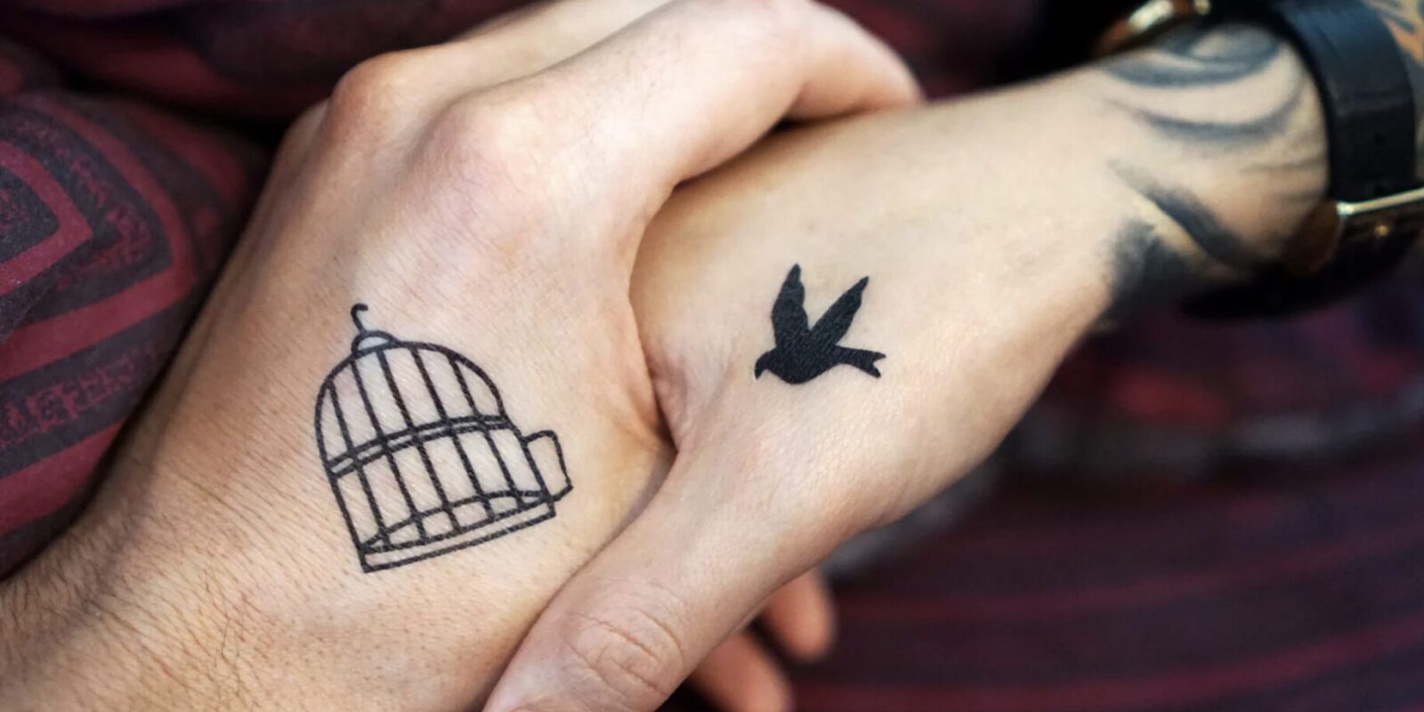 Verbundenheit Geschwister Tattoo