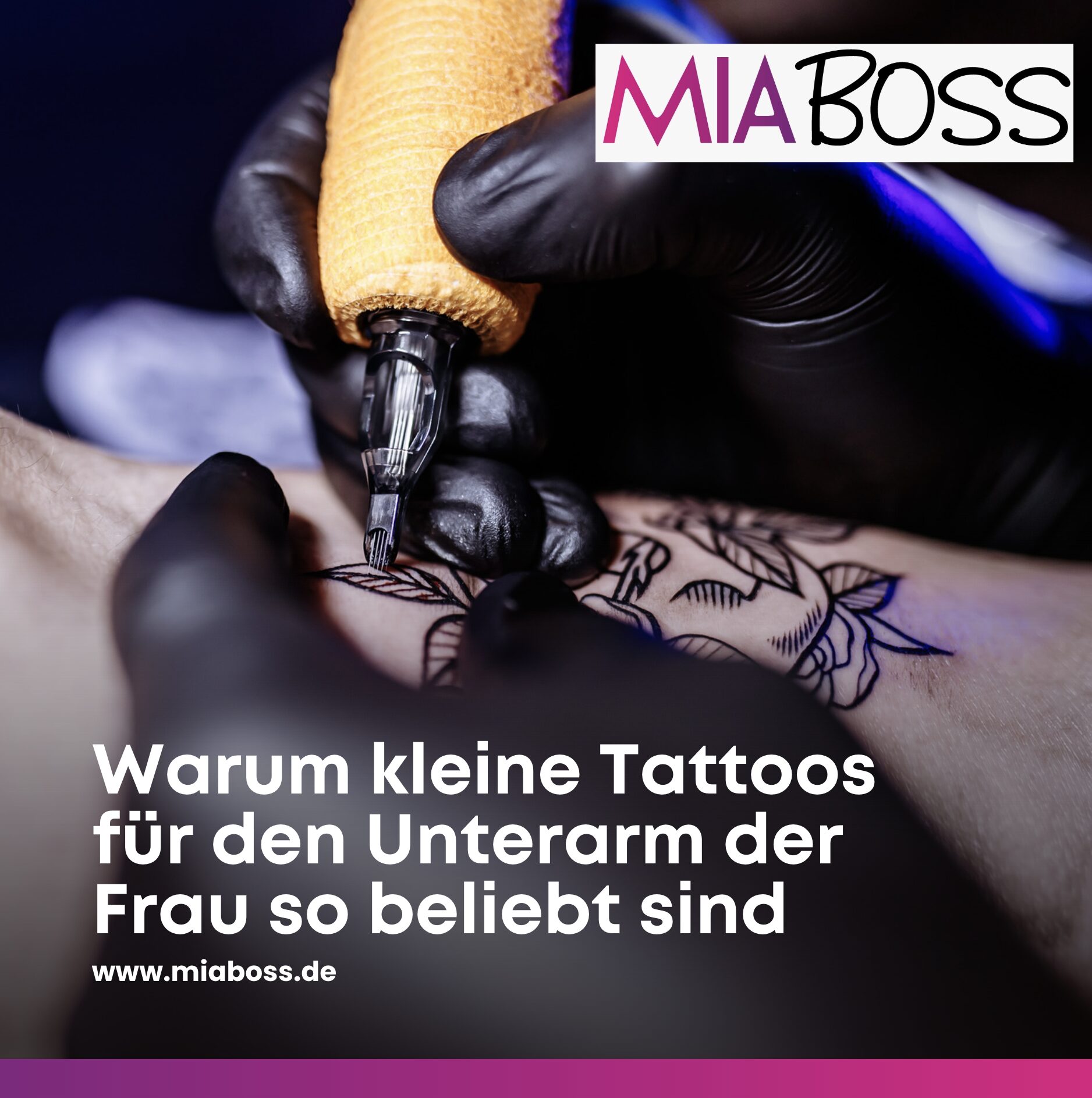 Warum kleine Tattoos für den Unterarm der Frau so beliebt sind