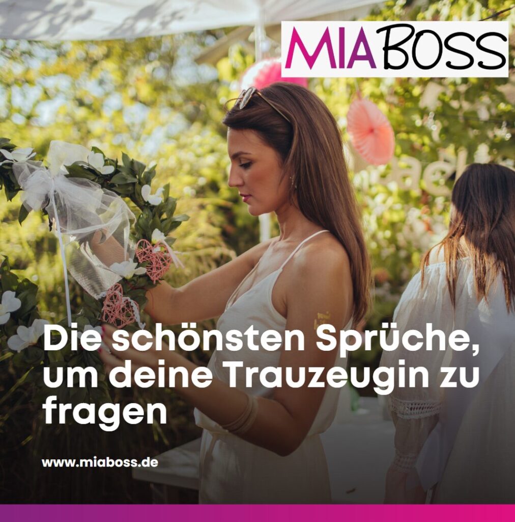Die schönsten Sprüche, um deine Trauzeugin zu fragen