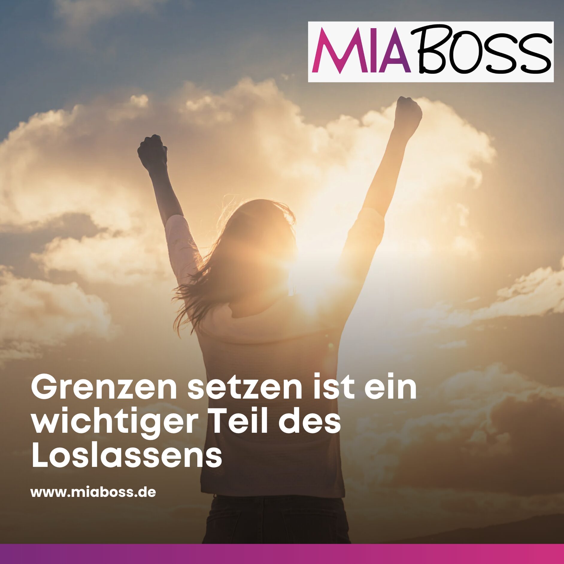 Grenzen setzen ist ein wichtiger Teil des Loslassens