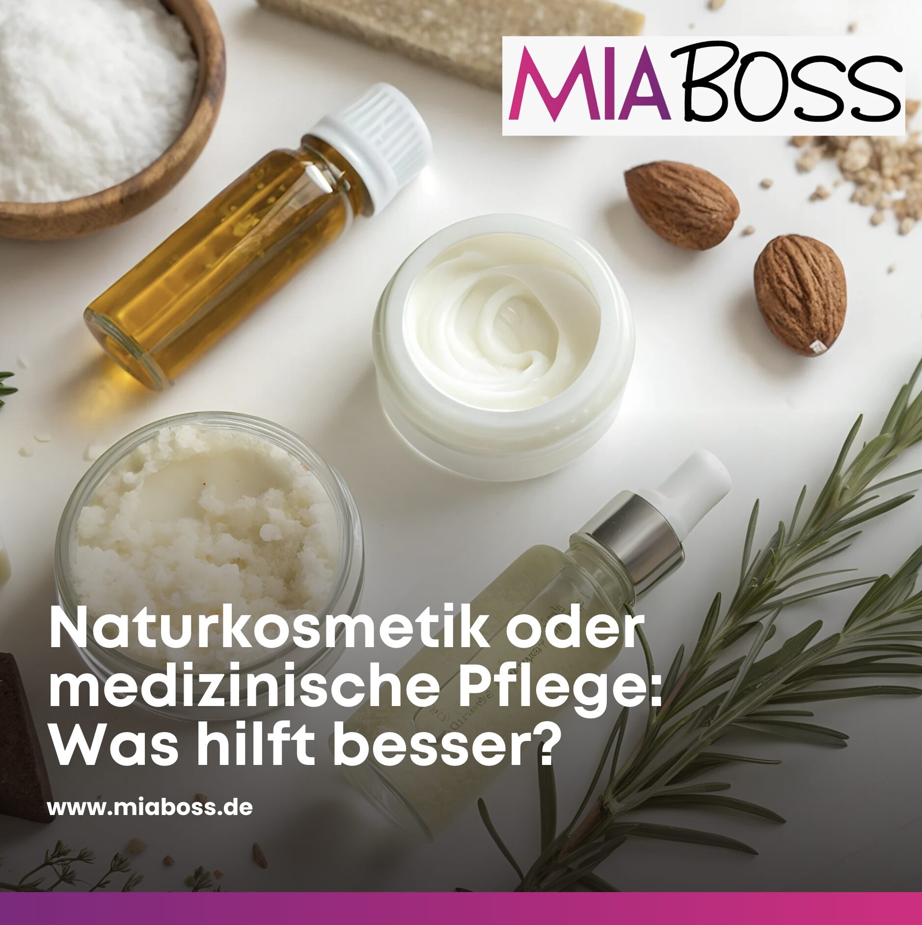 Naturkosmetik oder medizinische Pflege: Was hilft besser? Naturkosmetik oder medizinische Pflege: Was hilft besser?