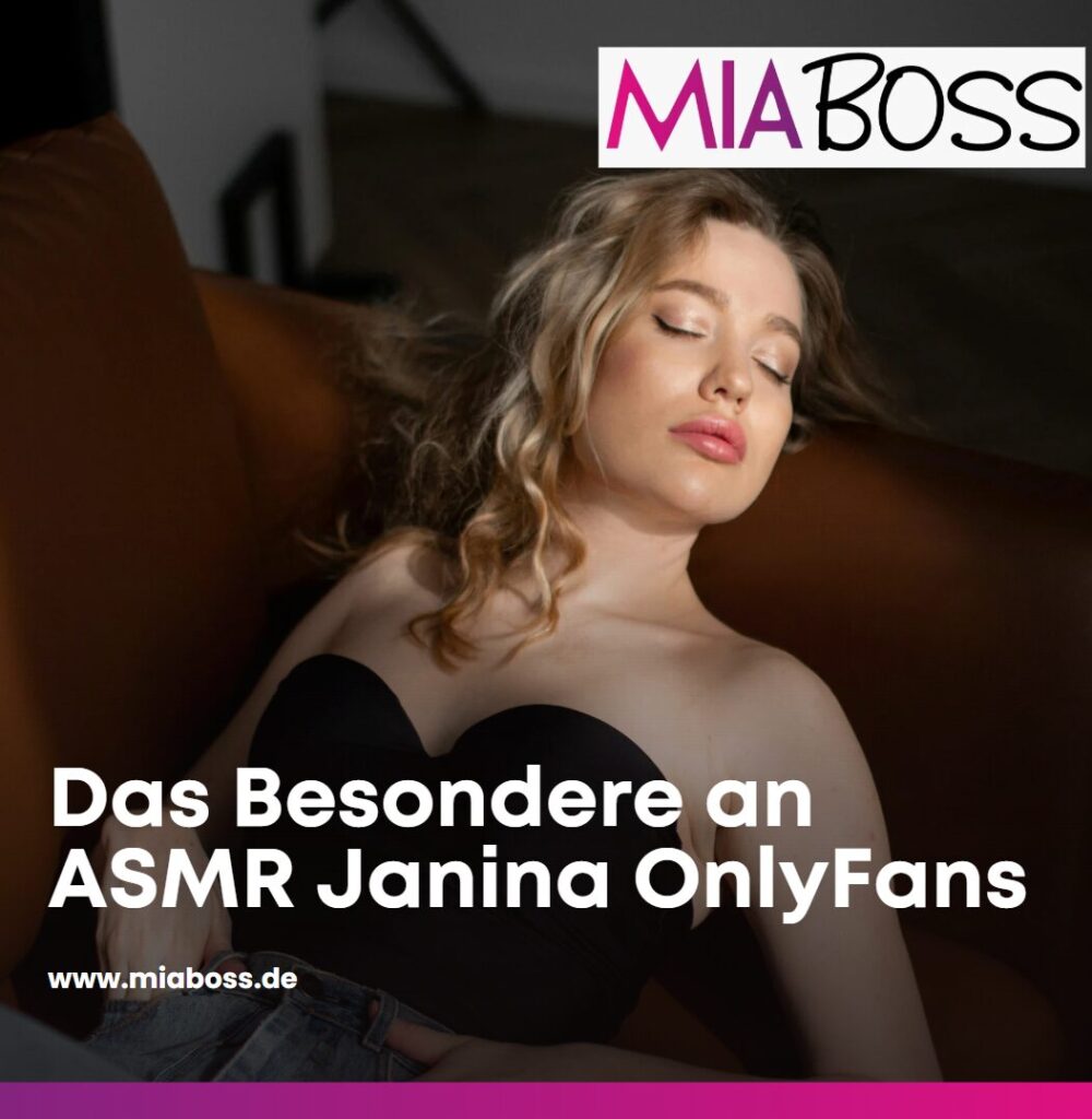 Neu bei X Das Besondere an ASMR Janina OnlyFans