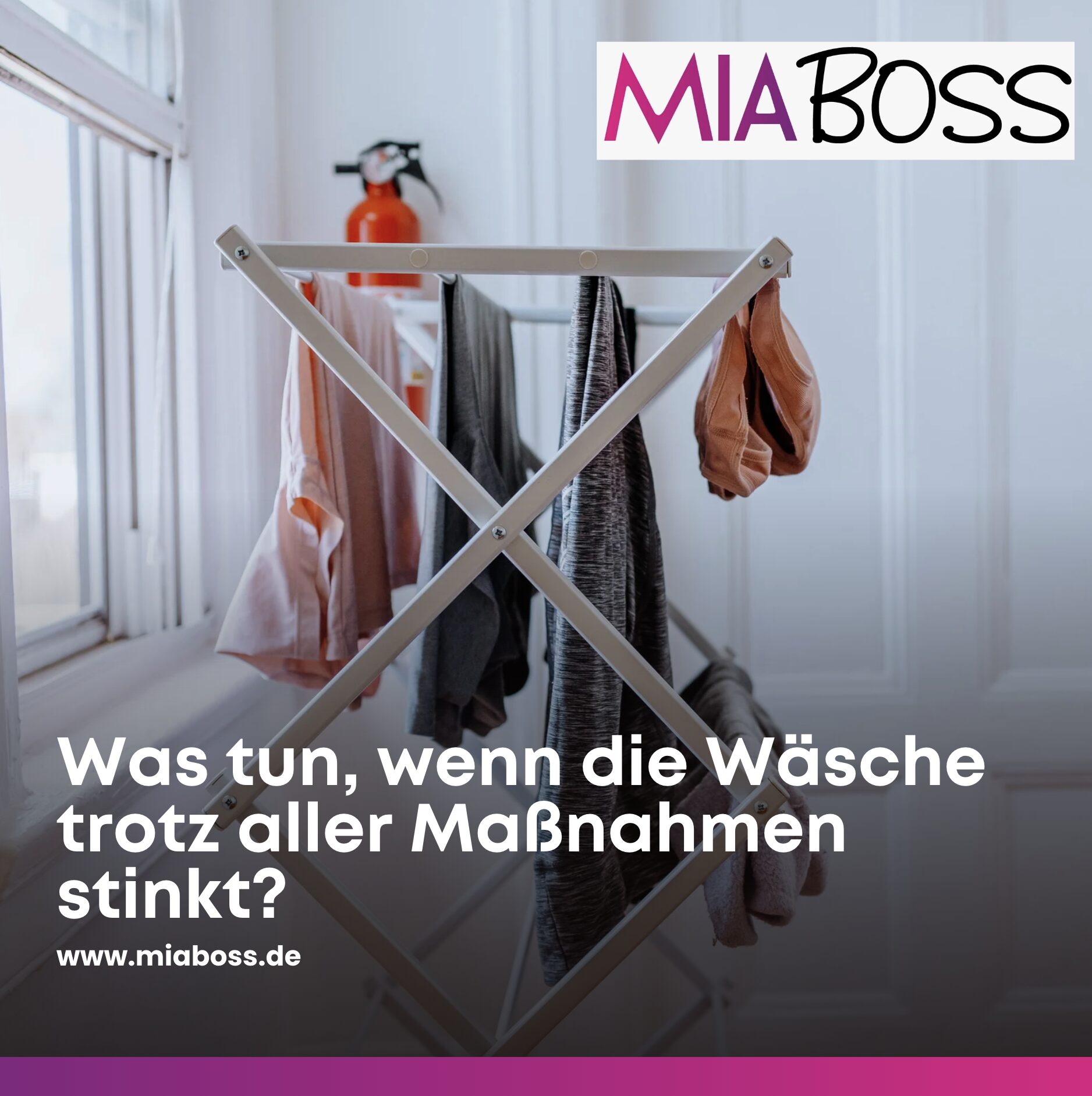 Was tun, wenn die Wäsche trotz aller Maßnahmen stinkt?