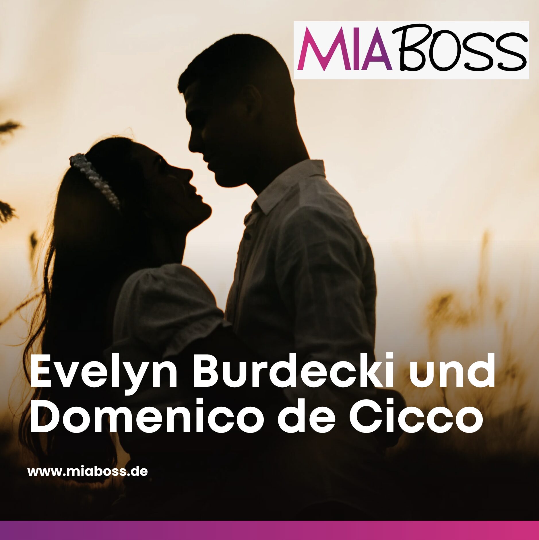 Evelyn Burdecki und Domenico de Cicco