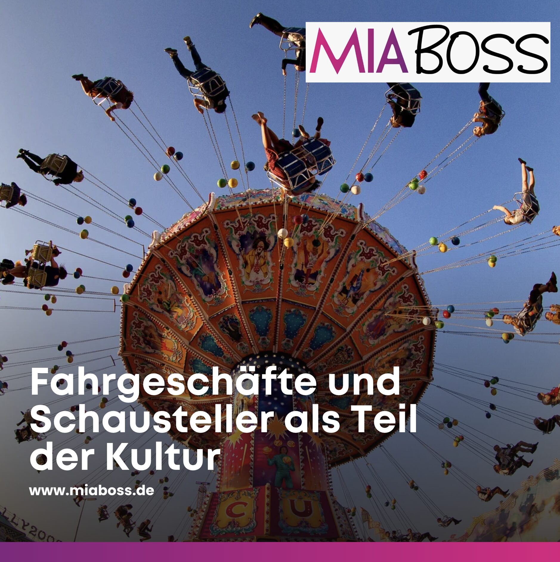 Fahrgeschäfte und Schausteller Oktoberfest-Traditionen
