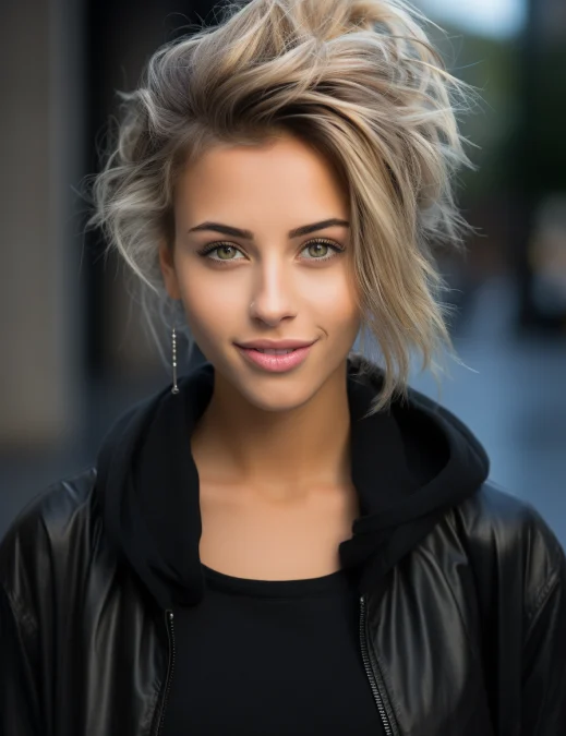 Die Vokuhila Frauen Frisur 2025: Vorne kurz, hinten lang 