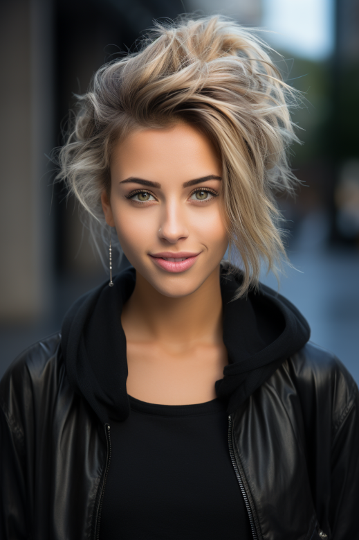 Die Vokuhila Frauen Frisur 2025: Vorne kurz, hinten lang 