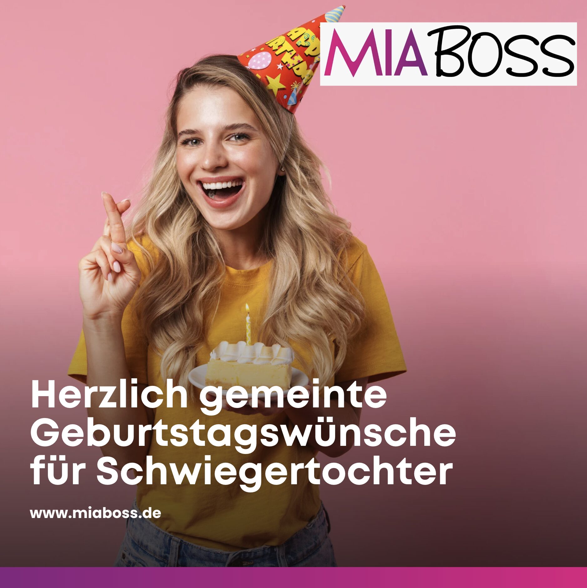 Herzlich gemeinte Geburtstagswünsche für Schwiegertochter