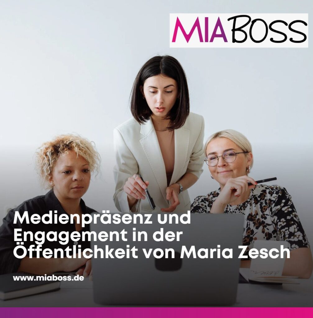 Medienpräsenz und Engagement in der Öffentlichkeit von Maria Zesch