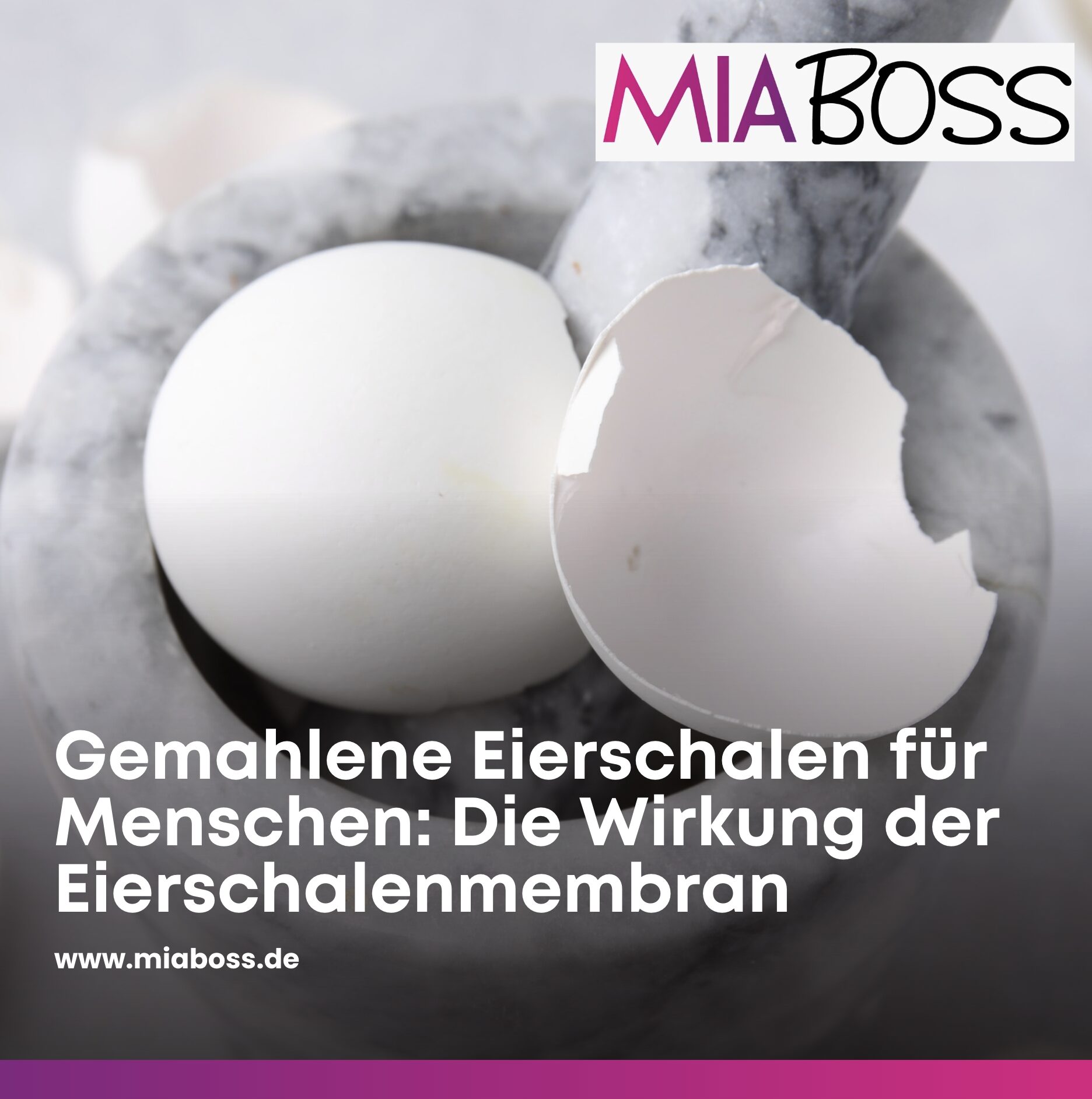 Gemahlene Eierschalen für Menschen: Die Wirkung der Eierschalenmembran