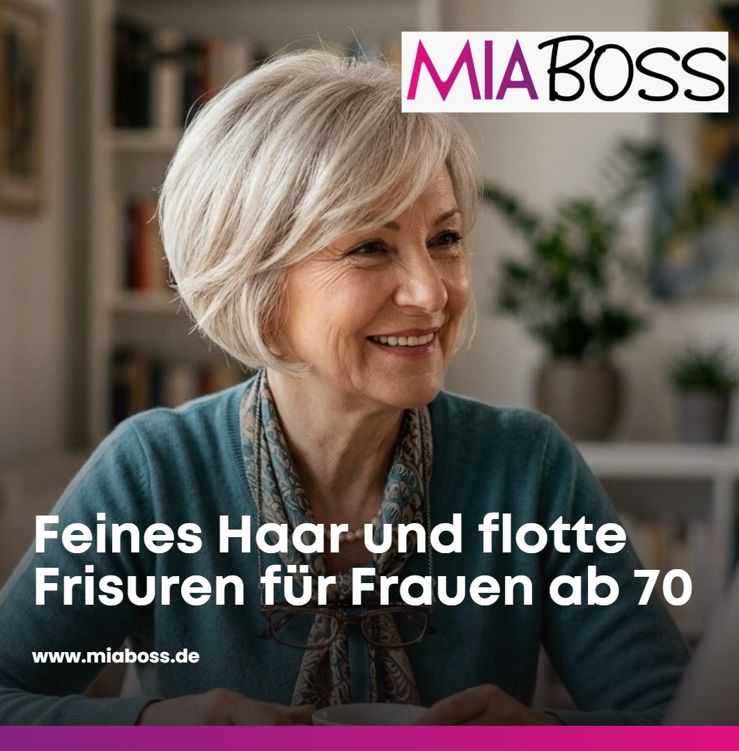 Feines Haar und flotte Frisuren für Frauen ab 70