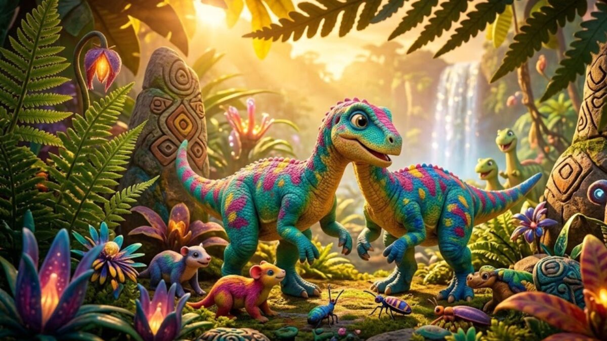 Sally Dinosaur Die bunte Welt der prähistorischen Abenteuer auf YouTube