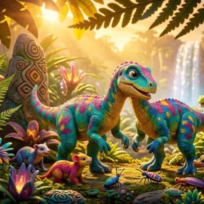 Sally Dinosaur Die bunte Welt der prähistorischen Abenteuer auf YouTube