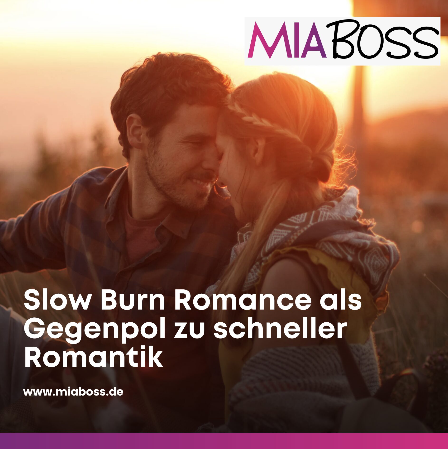 Slow Burn Romance als Gegenpol zu schneller Romantik