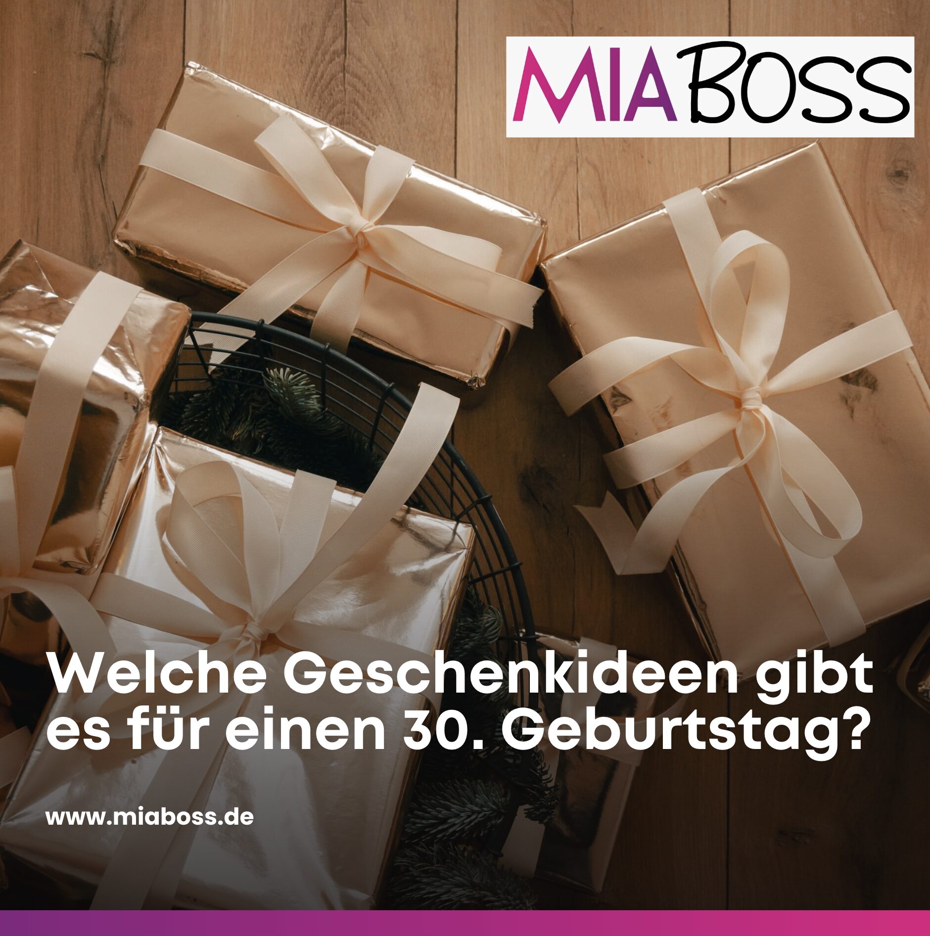 Geschenke zum 30. Geburtstag - Geschenkideen Geschenke zum 30. Geburtstag - Geschenkideen