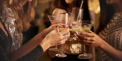 Glamour-Abend zu Hause