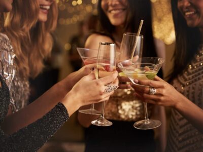 Glamour-Abend zu Hause