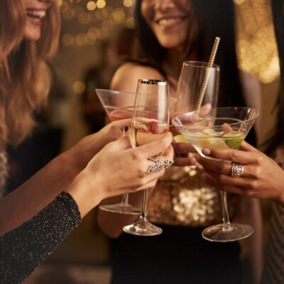 Glamour-Abend zu Hause